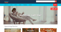 Desktop Screenshot of nationaltoday.com